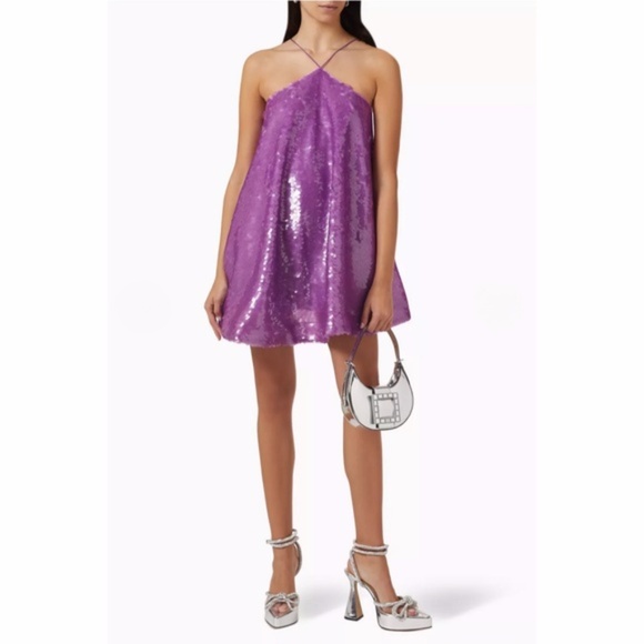 NEW Alexis Shana Dress Violet Medium - Picture 13 of 17